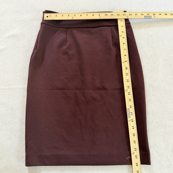 Grace elements Gothic dark academia burgundy red valentine pencil skirt - Picture 4 of 5